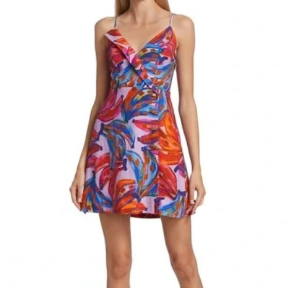 Farm Rio Colorful Bananas Mini Dress